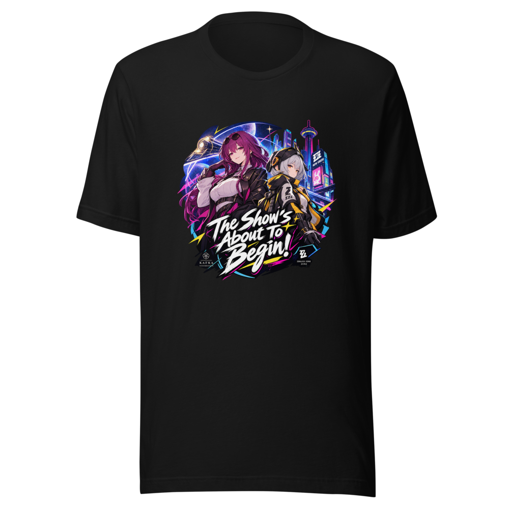 Zenless Zone Zero x Honkai Star Rail Crossover T-Shirt - Image 2