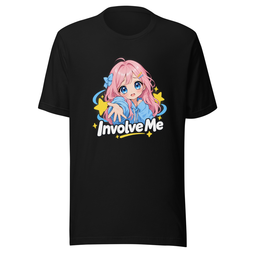 Involve Me T-Shirt: Viral Meme & Kawaii Art - Image 2