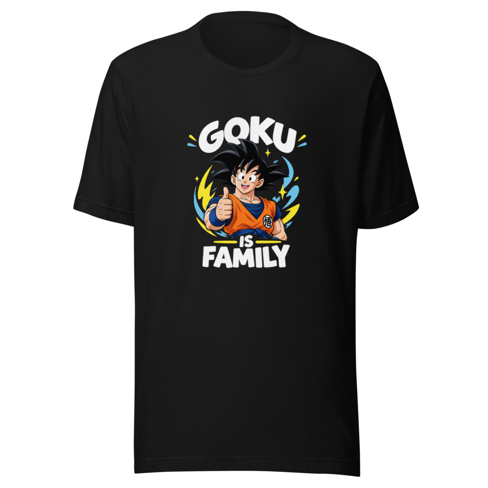 Goku Is Family Not Bae Anime Fan T-Shirt - Image 2