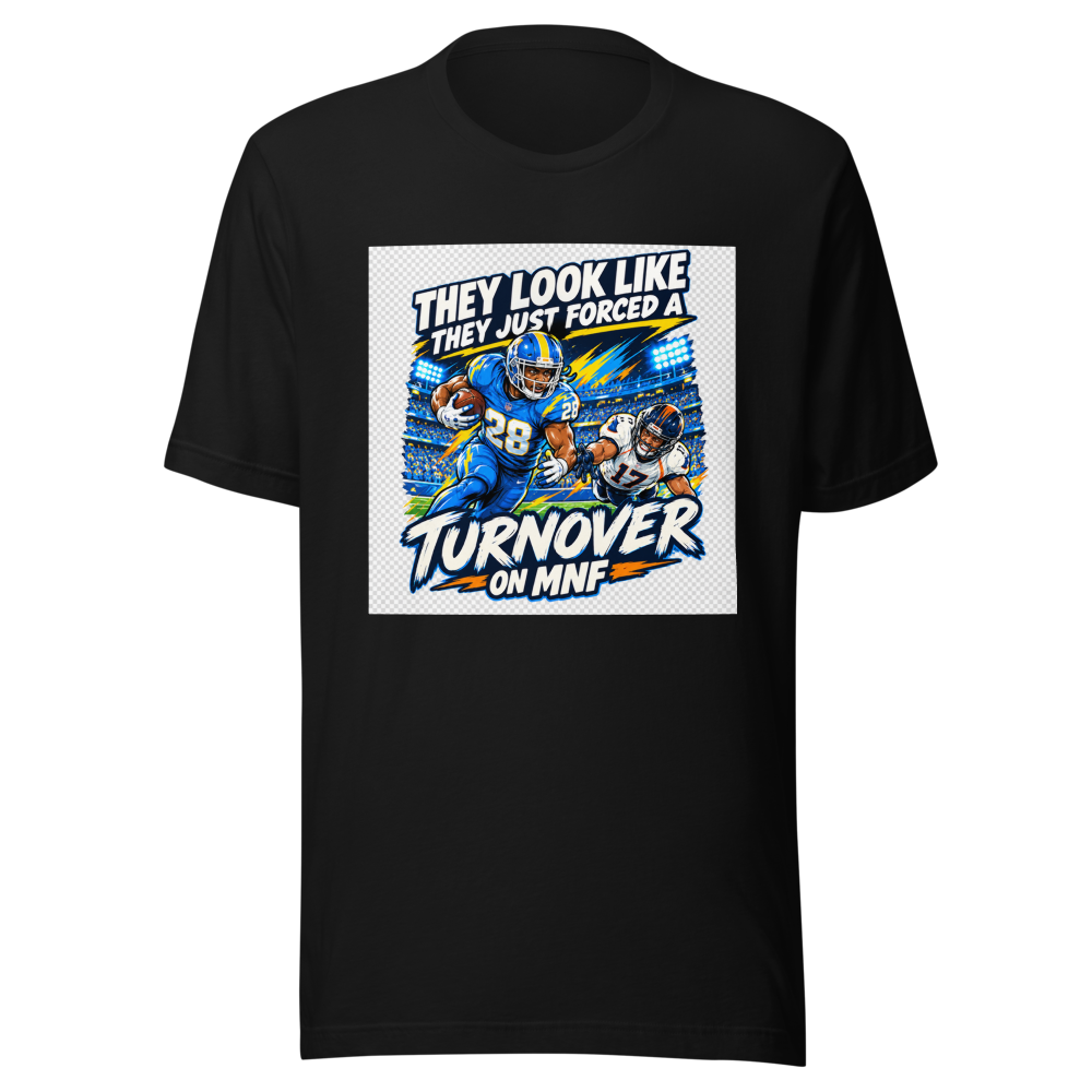 Turnover On MNF Vibes T-Shirt - Image 2
