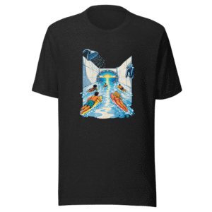 Surfer Shower Floor Vibe T-Shirt
