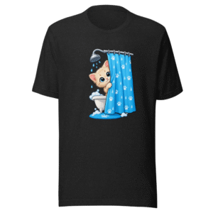 Found Him! Kitten Hiding In Shower T-Shirt