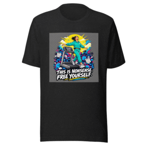 Escape the Hustle Culture Propaganda T-Shirt