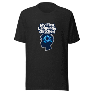 First Language Freeze T-Shirt: Brain Glitch Tee