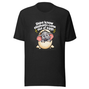 Funny Elephant Egg Meme T-Shirt
