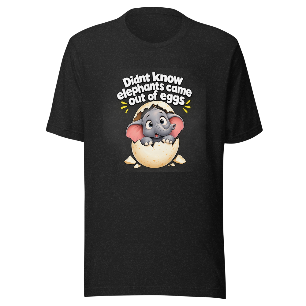 Funny Elephant Egg Meme T-Shirt
