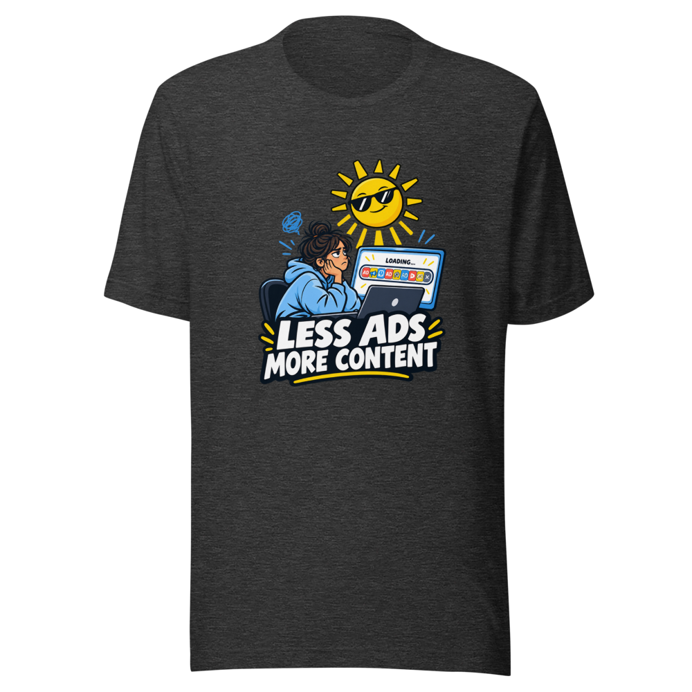 YouTube Ad Overload Tee - Image 9