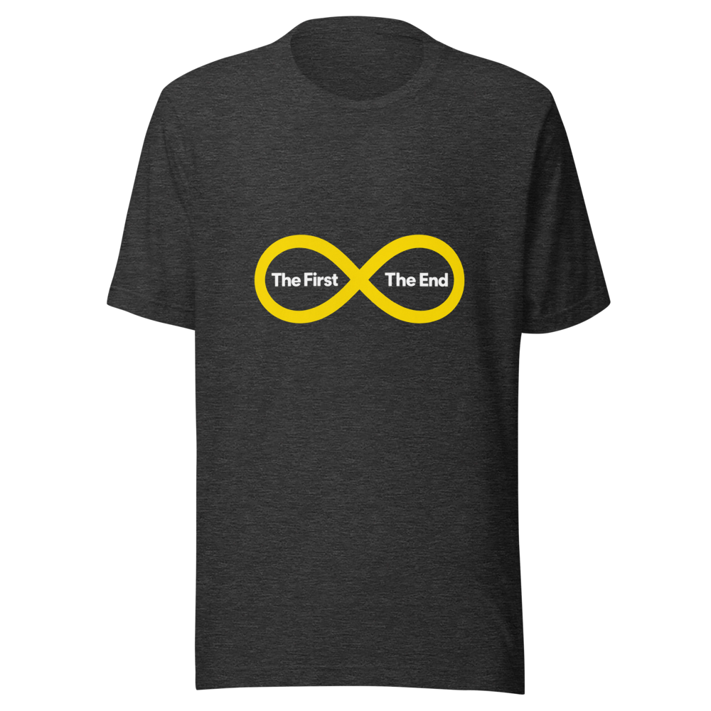 The First. The End. Minimalist Infinity Symbol Tee - Image 9