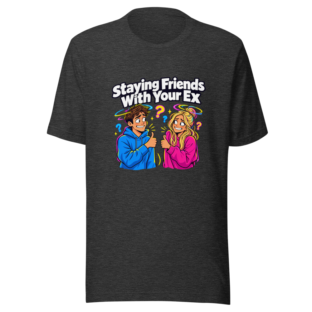 Funny Ex Friends Meme T-Shirt - Image 9