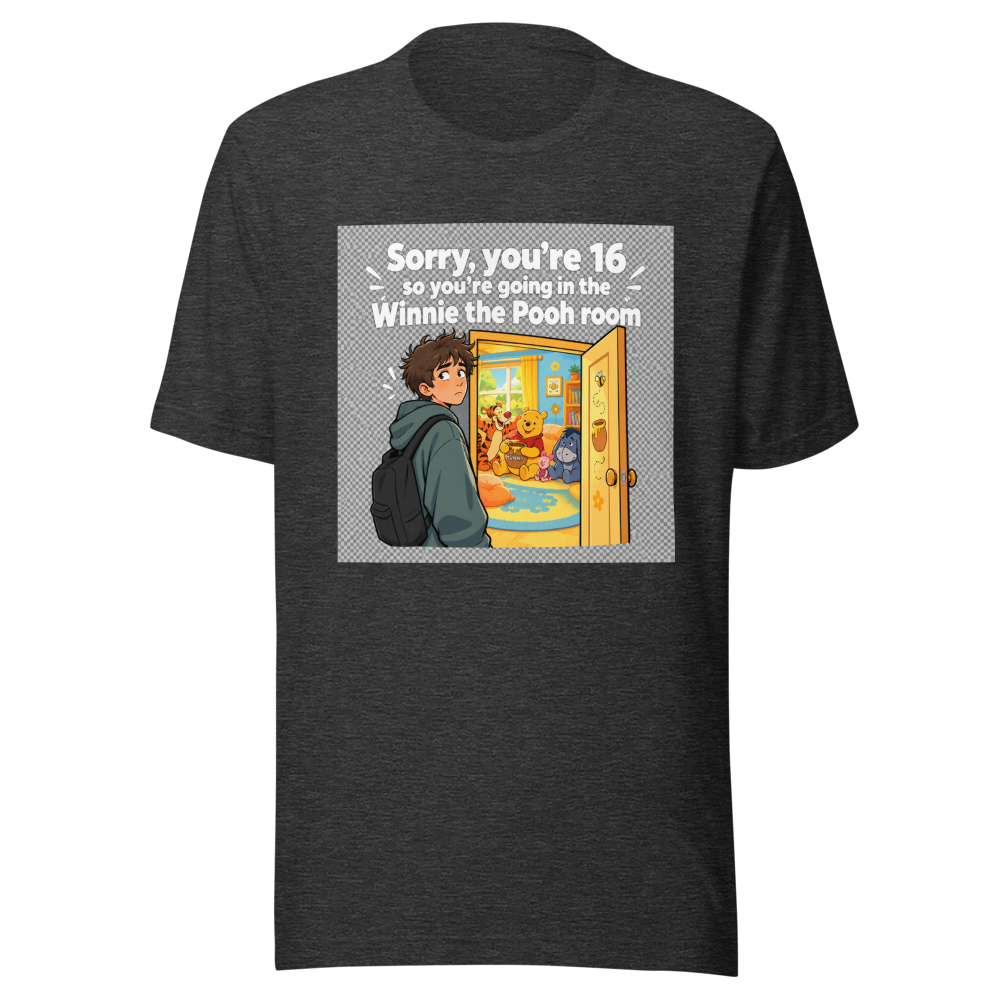 Winnie the Pooh Room Viral Tweet T-Shirt - Image 9