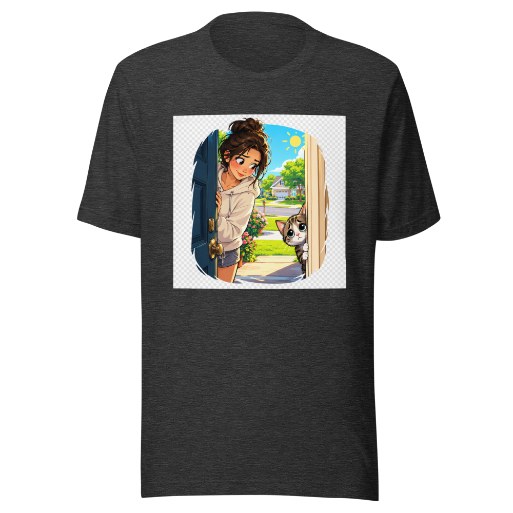 Neighbor Cat Rescue Mission Cool T-Shirt - Image 9