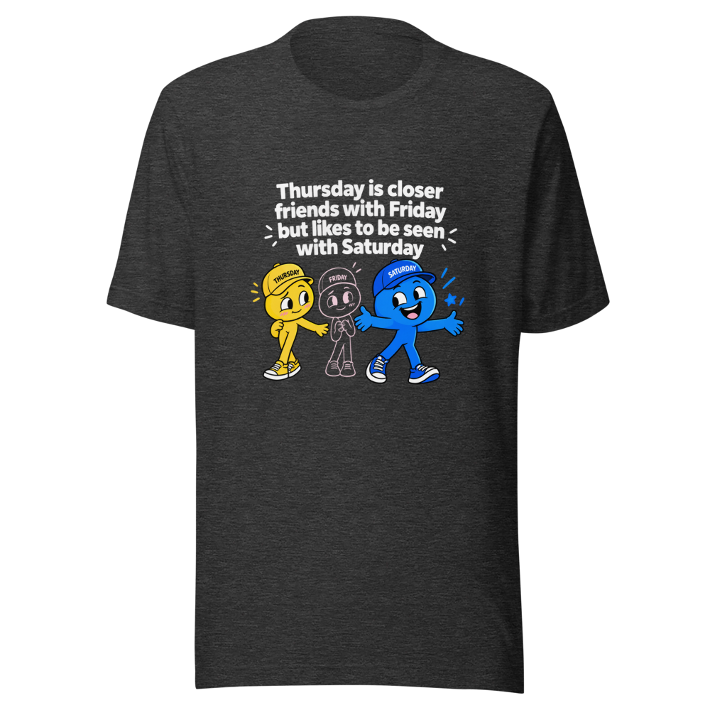 Thursday & Saturday BFF Vibes Tee - Image 9