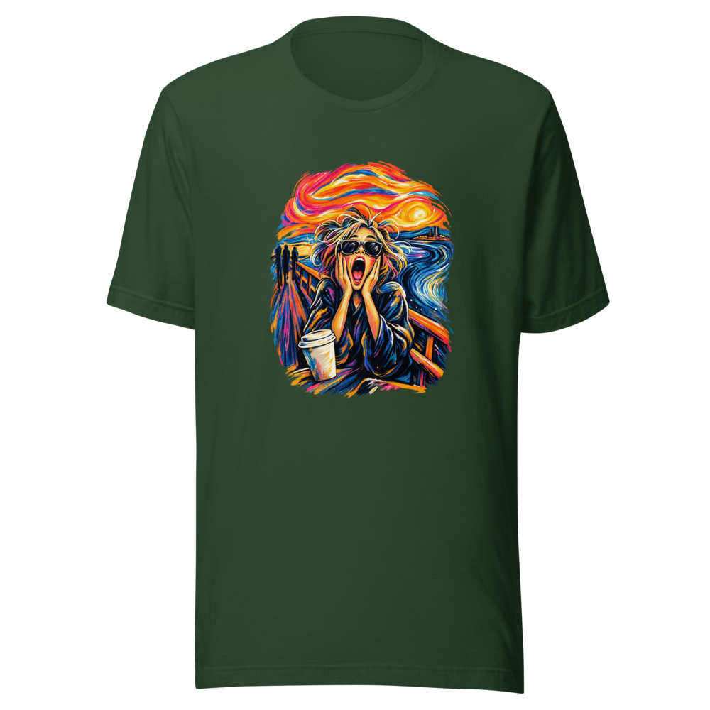 The Greatest Freakout Ever Oil Painting T-Shirt - Image 7
