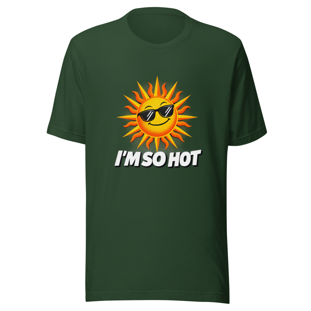 Feeling the Heat? Iconic 'I'm So Hot' Graphic Tee - Image 7