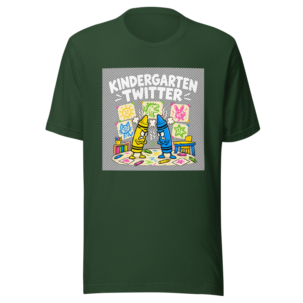 Kindergarten Twitter Is Heating Up Funny T-Shirt - Image 7