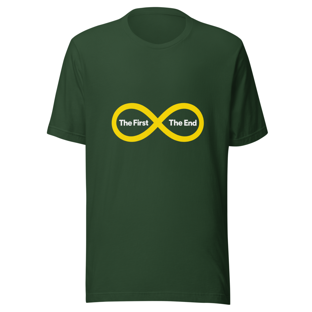 The First. The End. Minimalist Infinity Symbol Tee - Image 7