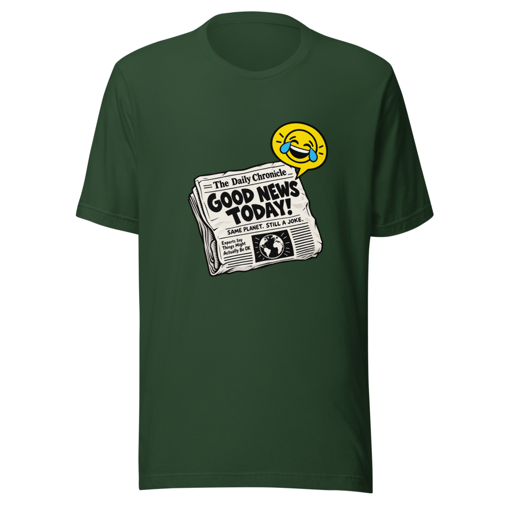 Hilarious Uni Satire Newspaper Tee - Image 7
