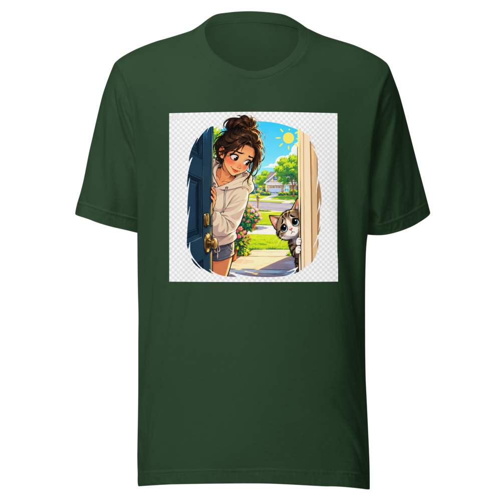 Neighbor Cat Rescue Mission Cool T-Shirt - Image 7