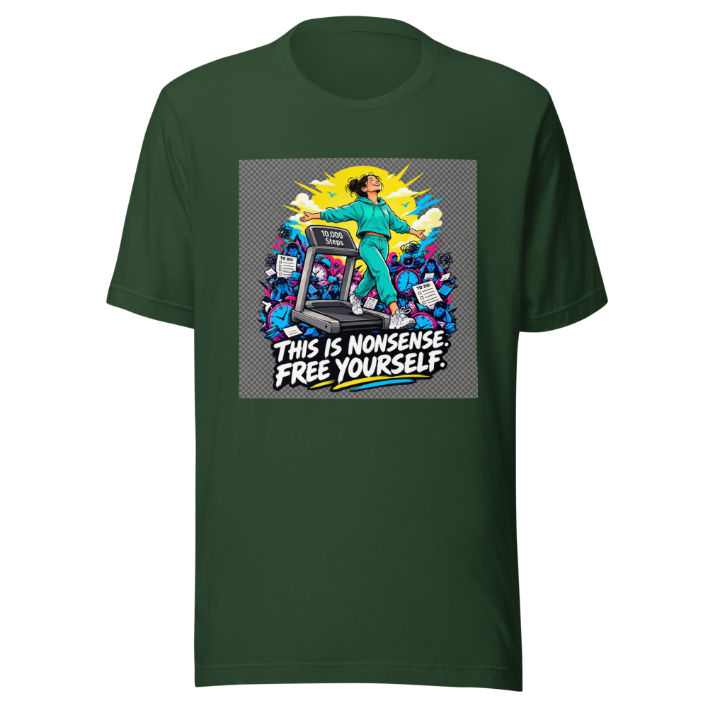 Escape the Hustle Culture Propaganda T-Shirt - Image 7