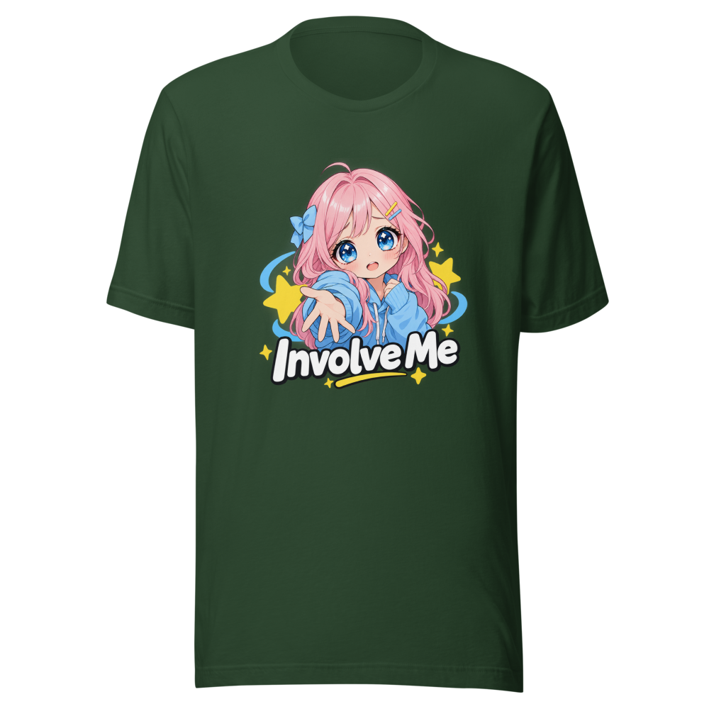 Involve Me T-Shirt: Viral Meme & Kawaii Art - Image 7