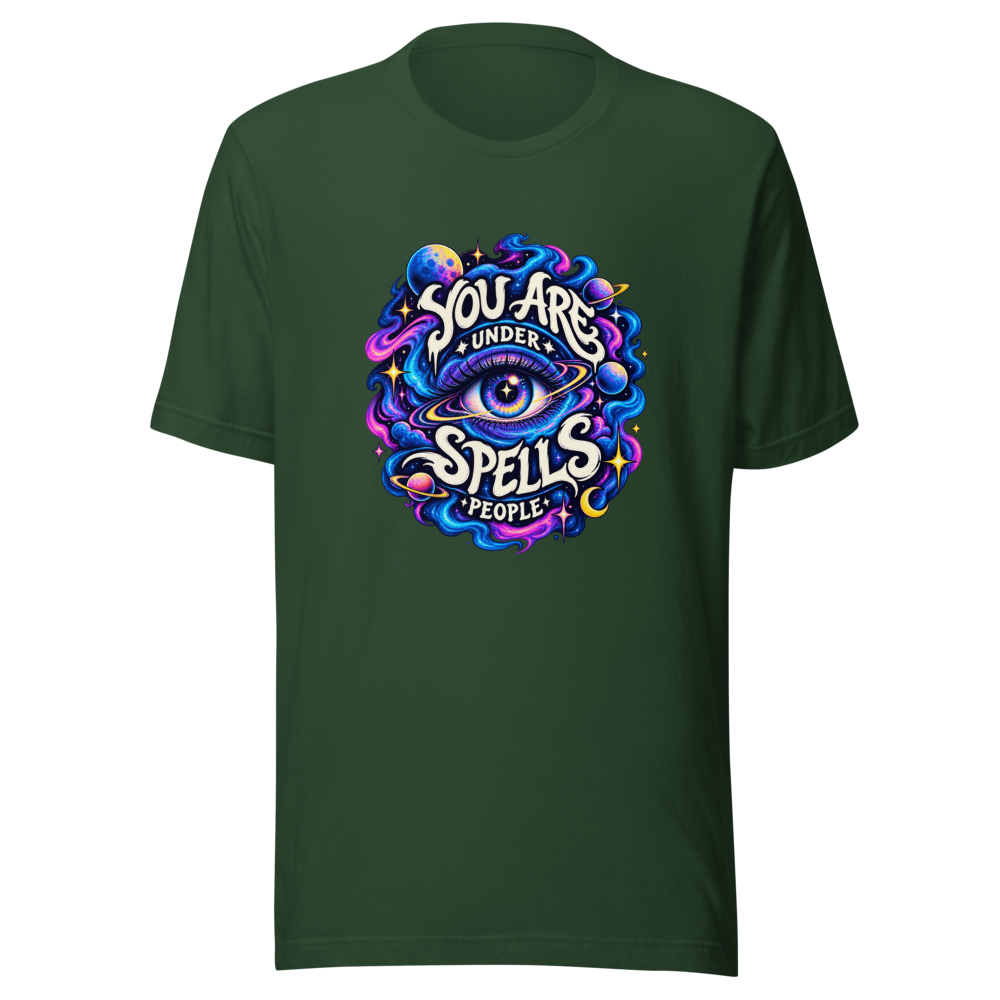 You Are Under Spells Meme T-Shirt - Image 7