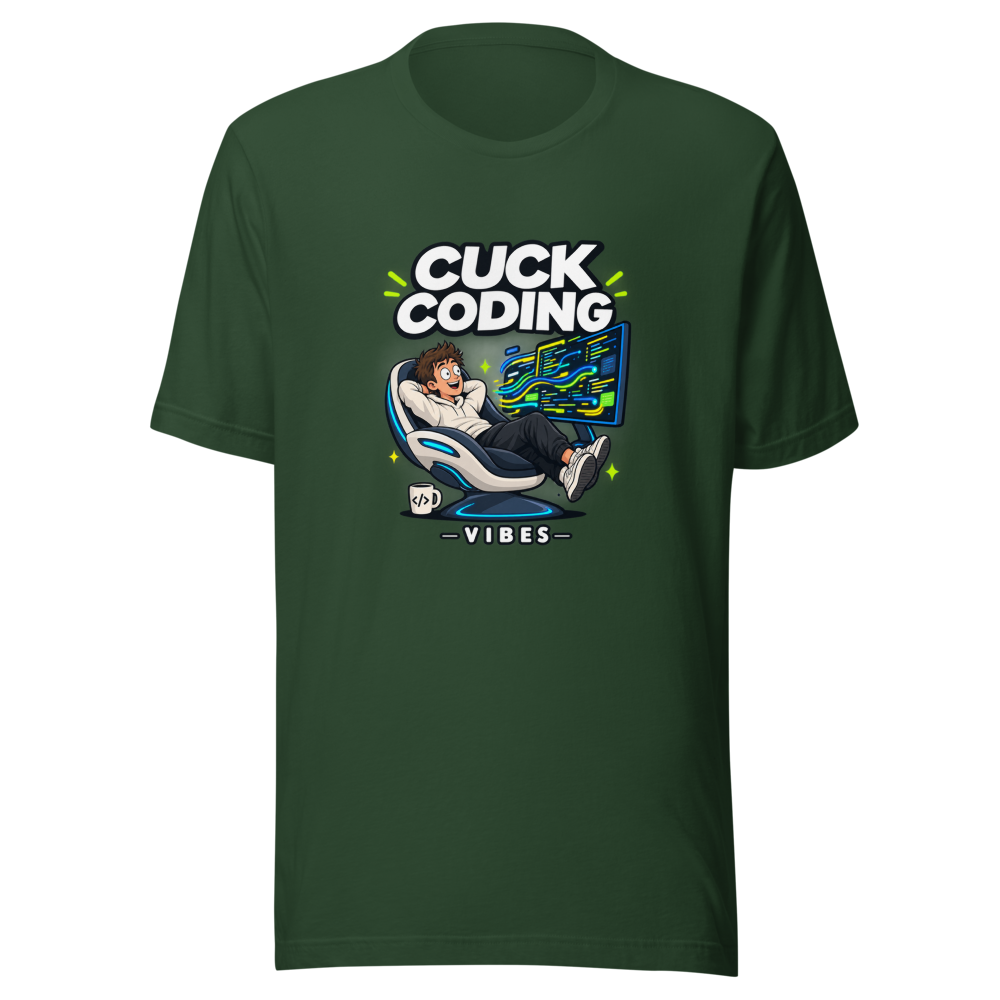 Cuck Coding Vibes T-Shirt - Image 7
