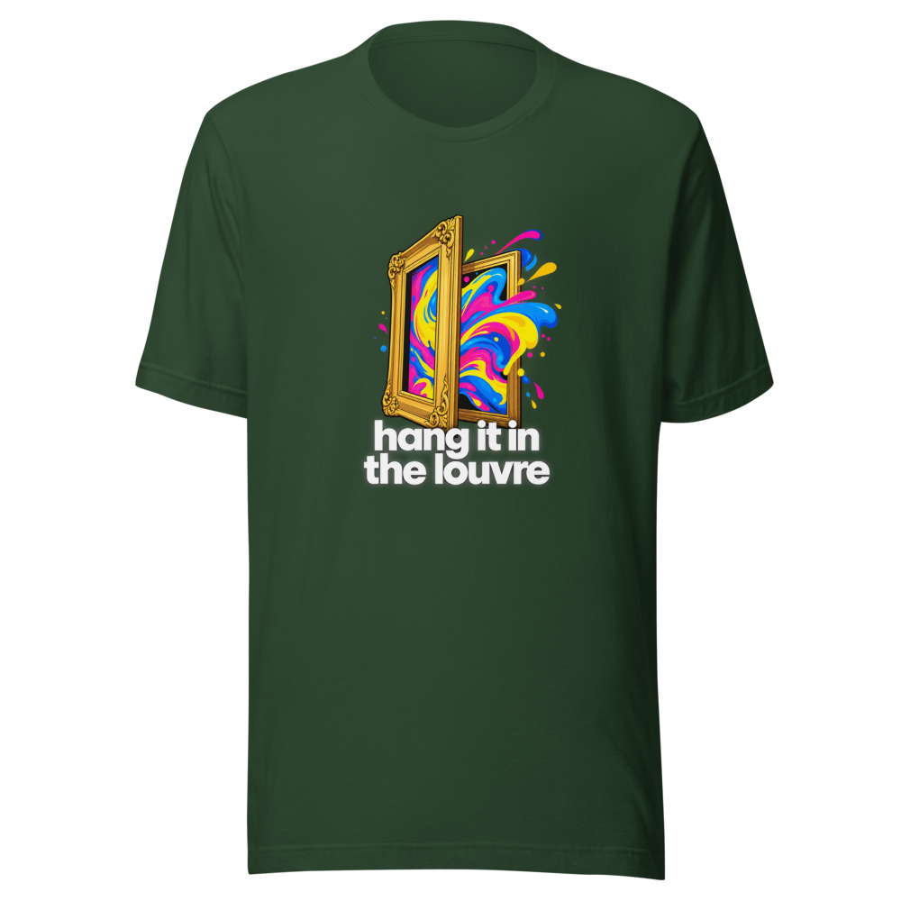Hang It In The Louvre Viral Art T-Shirt - Image 7