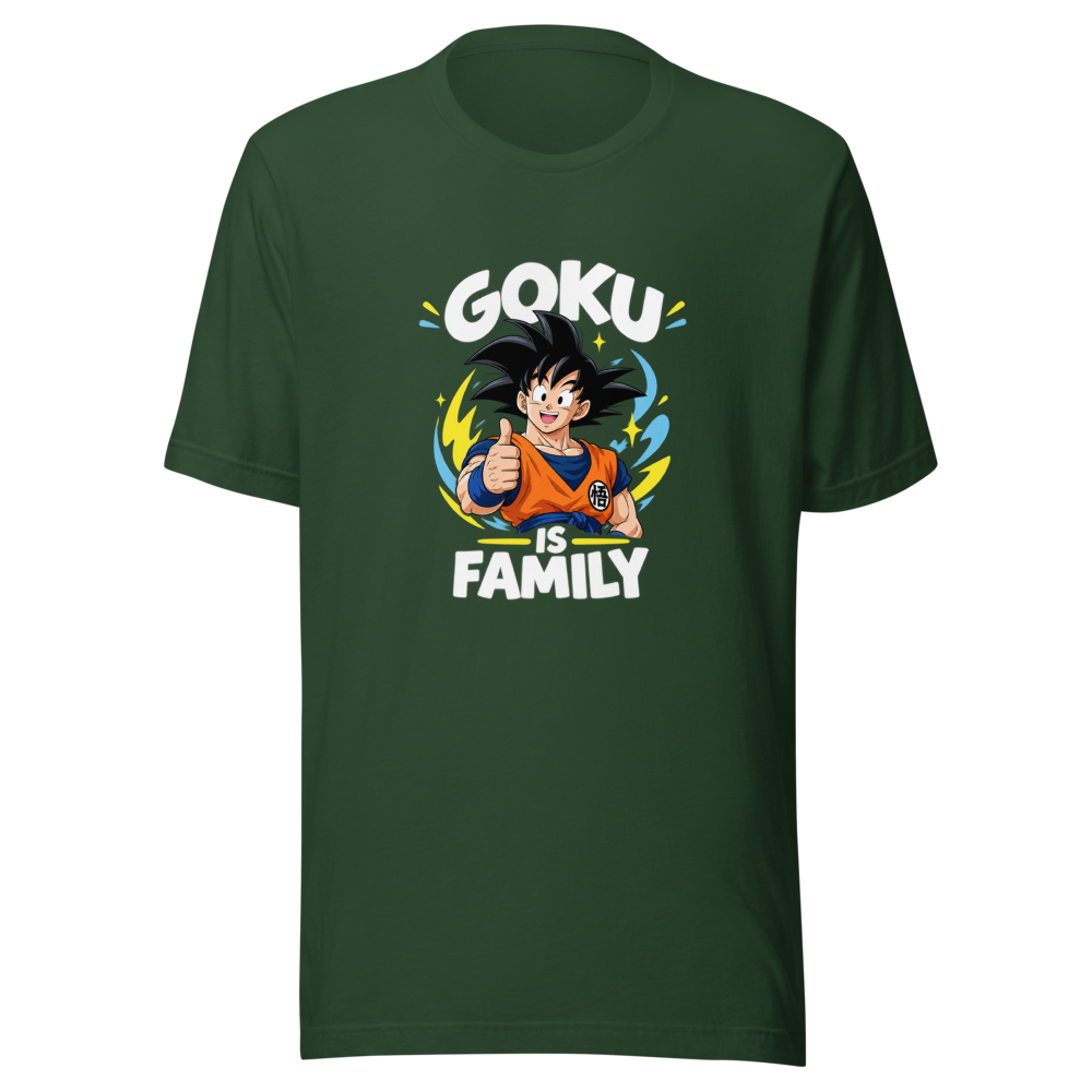 Goku Is Family Not Bae Anime Fan T-Shirt - Image 6