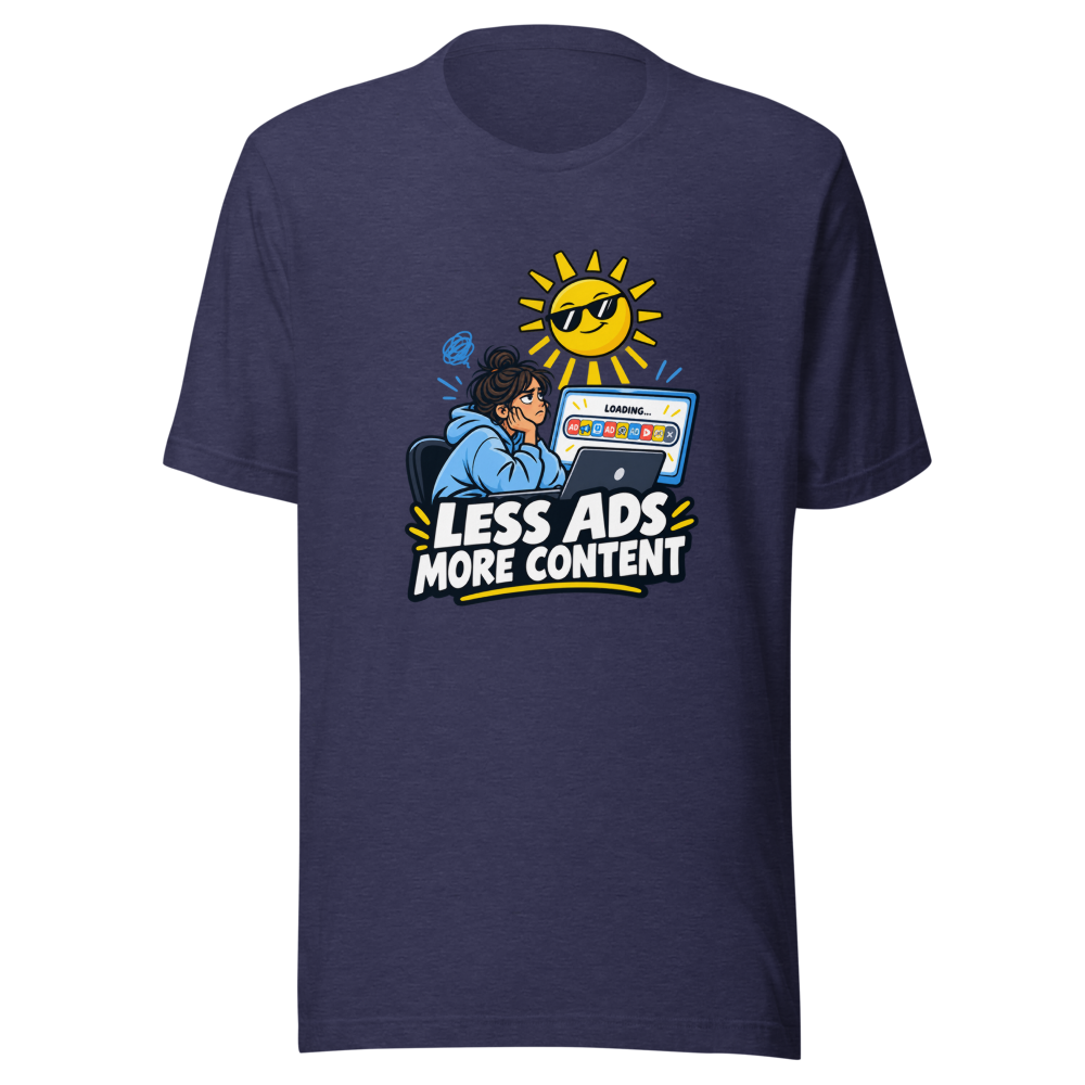 YouTube Ad Overload Tee - Image 5