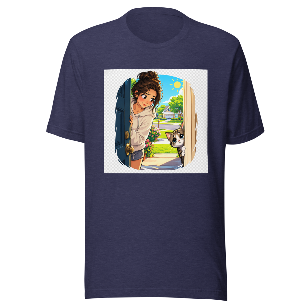 Neighbor Cat Rescue Mission Cool T-Shirt - Image 5