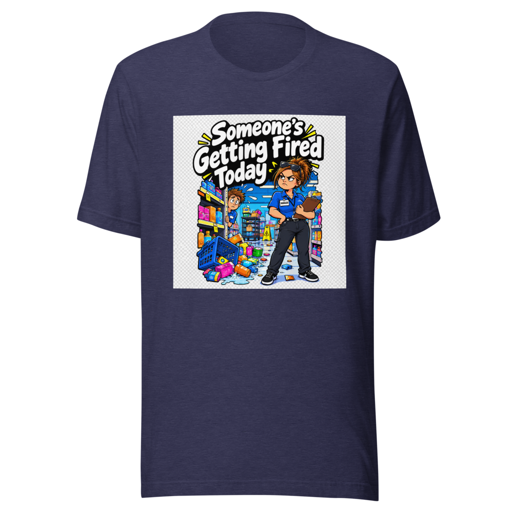 Someone's Getting Fired Today Funny Meme T-Shirt - Image 5