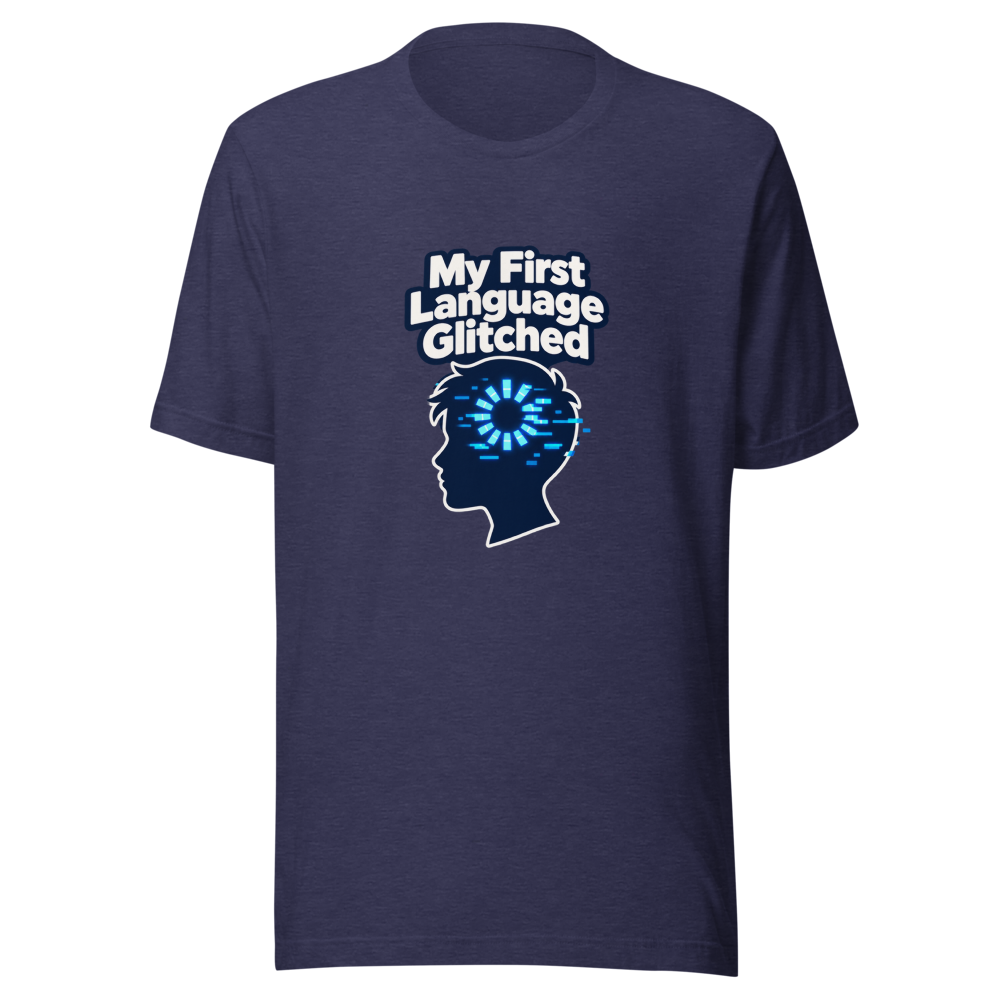 First Language Freeze T-Shirt: Brain Glitch Tee - Image 5