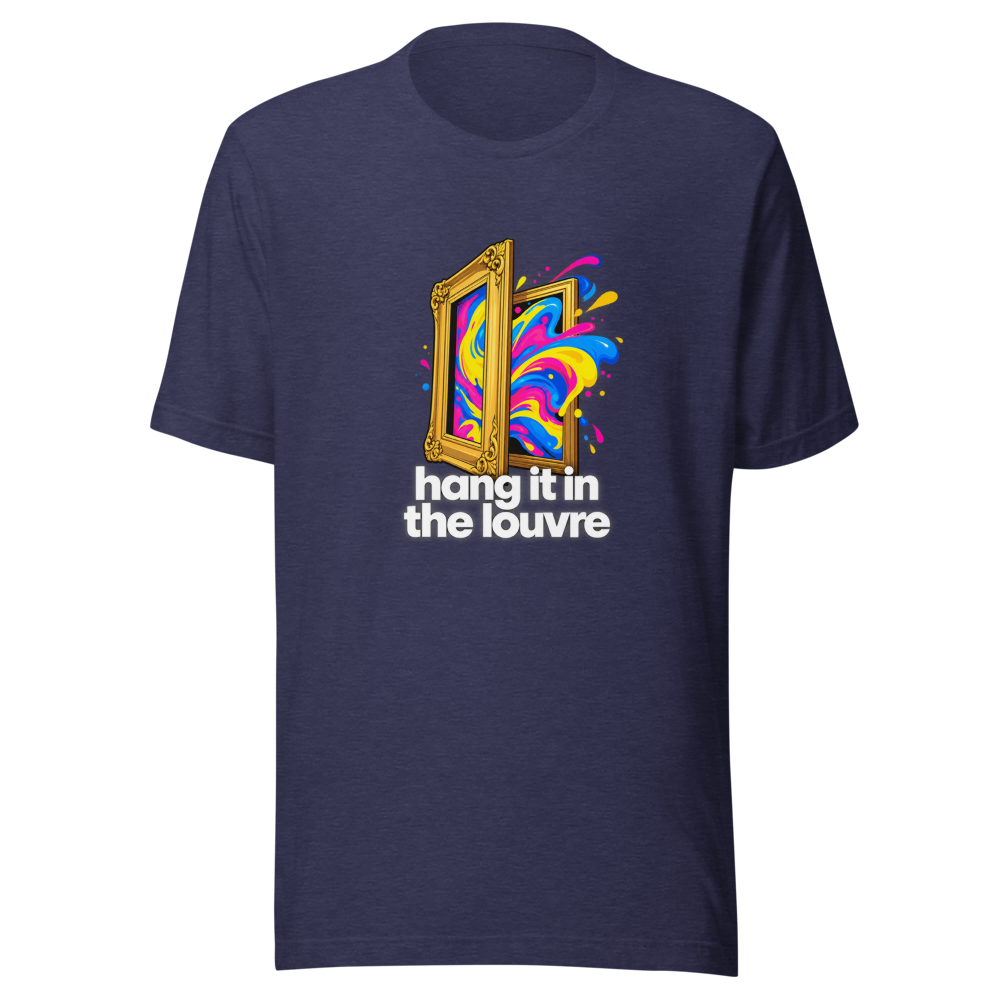 Hang It In The Louvre Viral Art T-Shirt - Image 5