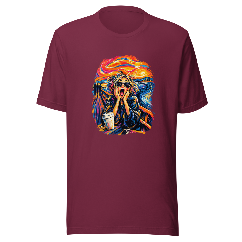 The Greatest Freakout Ever Oil Painting T-Shirt - Image 6