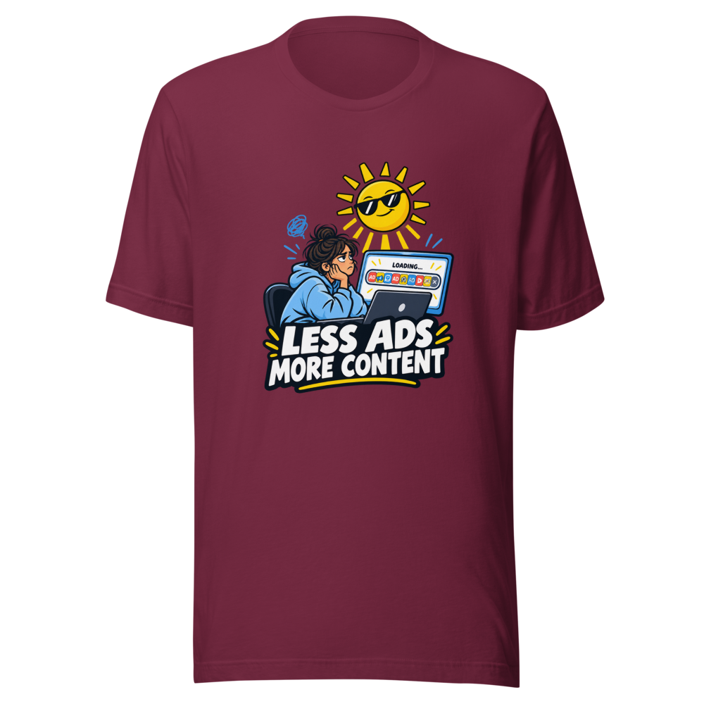 YouTube Ad Overload Tee - Image 6