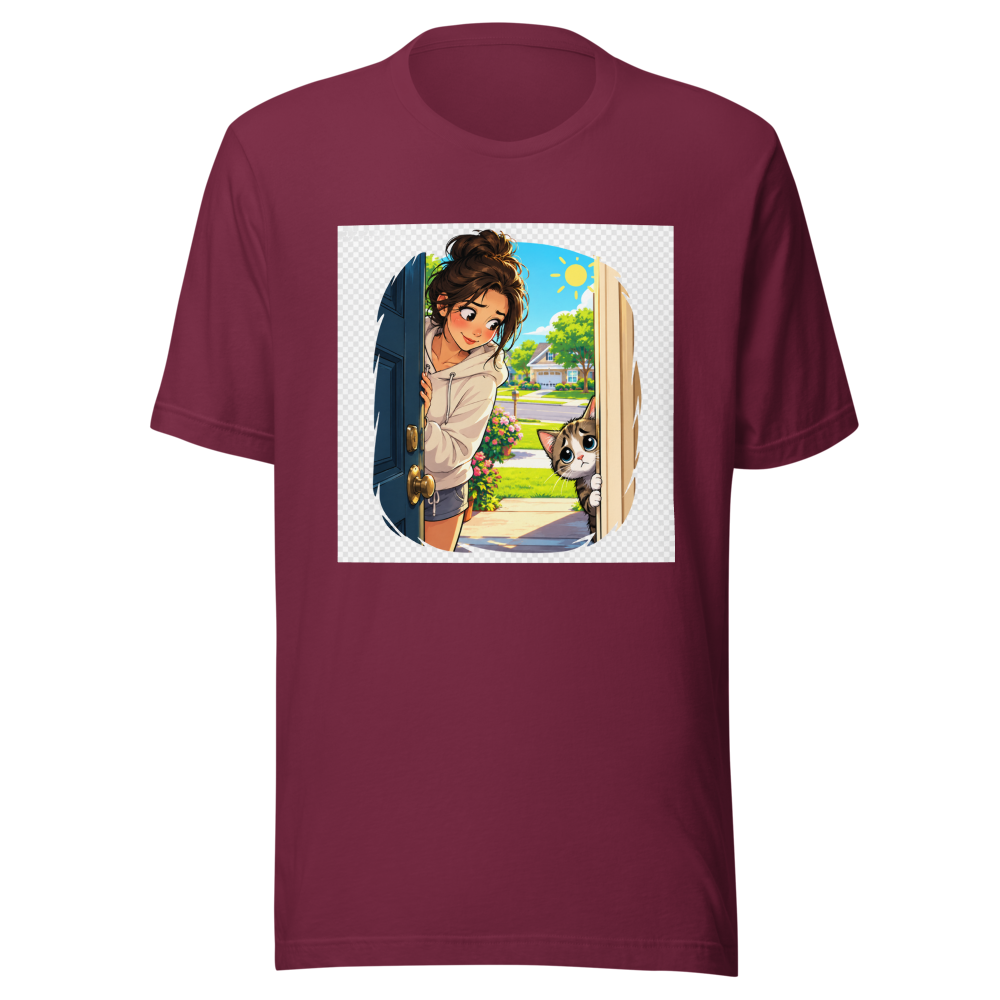 Neighbor Cat Rescue Mission Cool T-Shirt - Image 6