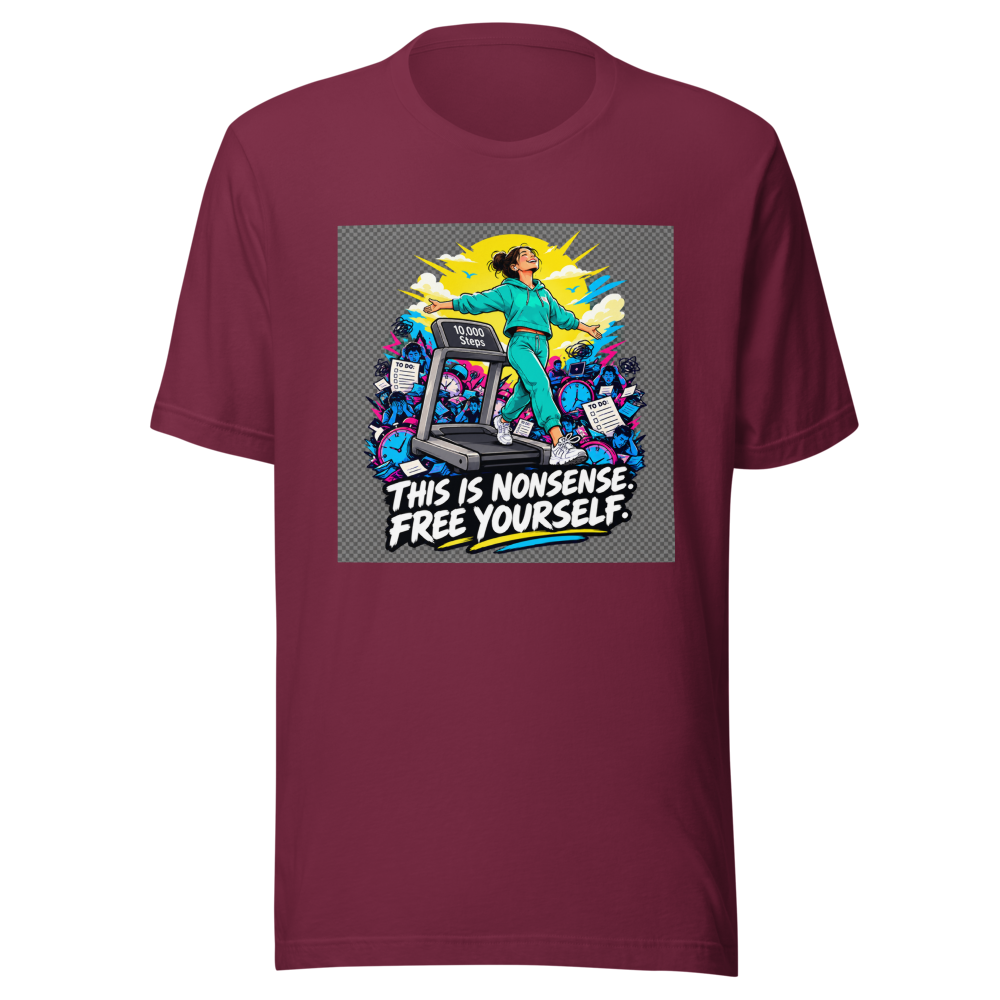 Escape the Hustle Culture Propaganda T-Shirt - Image 6
