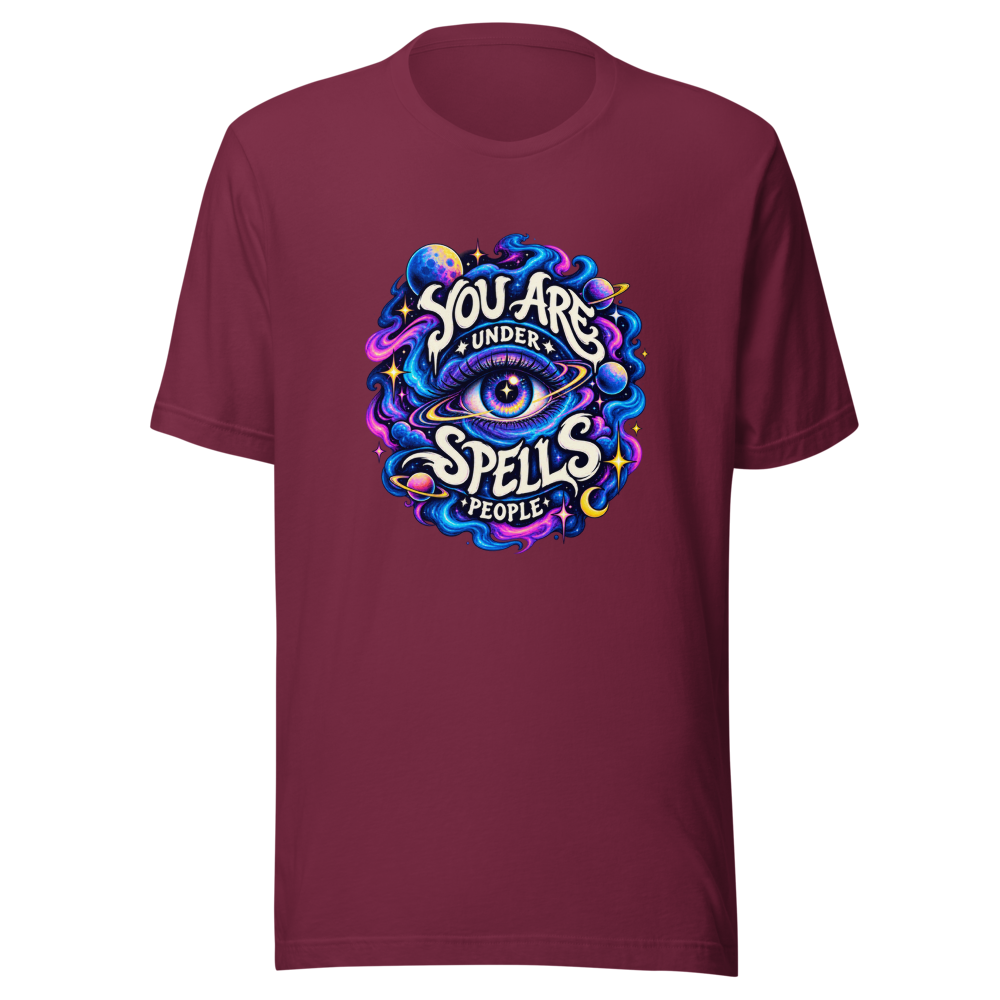 You Are Under Spells Meme T-Shirt - Image 6