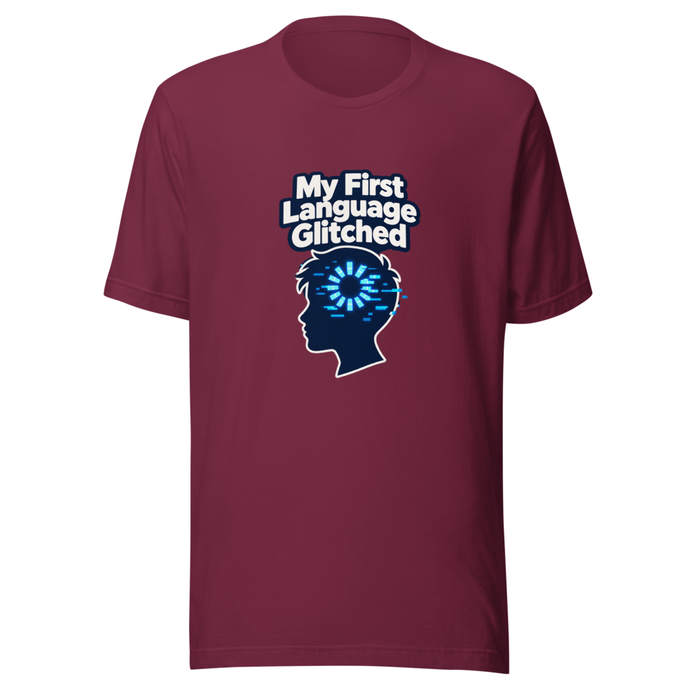 First Language Freeze T-Shirt: Brain Glitch Tee - Image 6