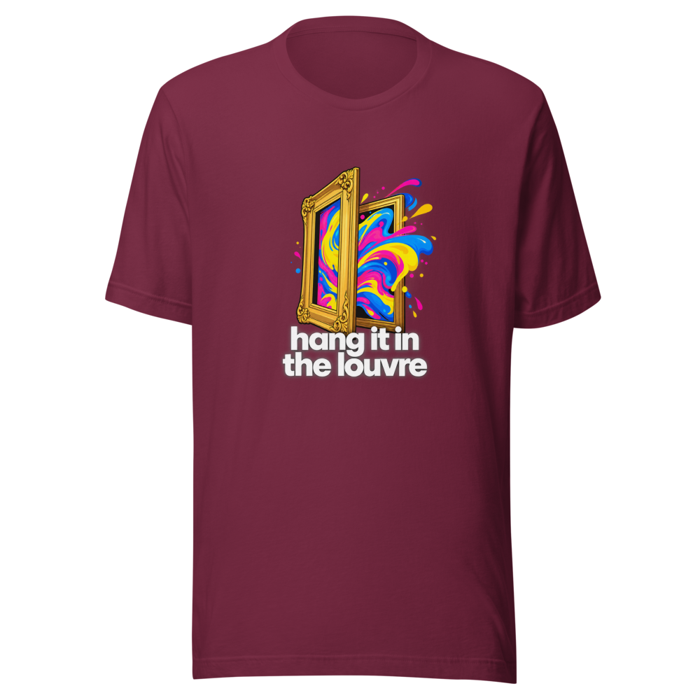 Hang It In The Louvre Viral Art T-Shirt - Image 6