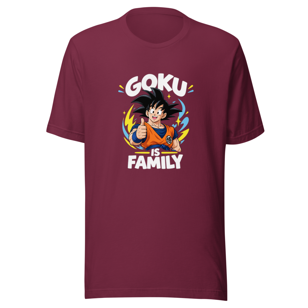 Goku Is Family Not Bae Anime Fan T-Shirt - Image 5