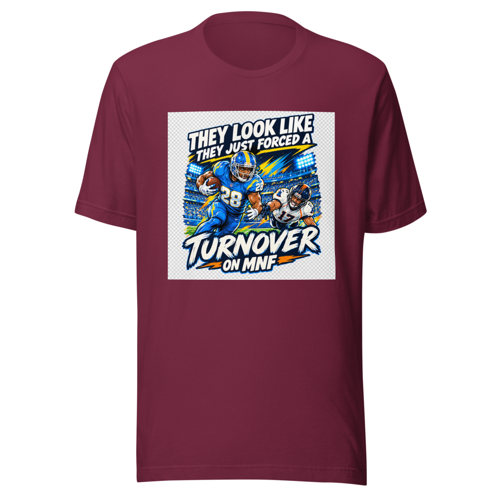 Turnover On MNF Vibes T-Shirt - Image 6