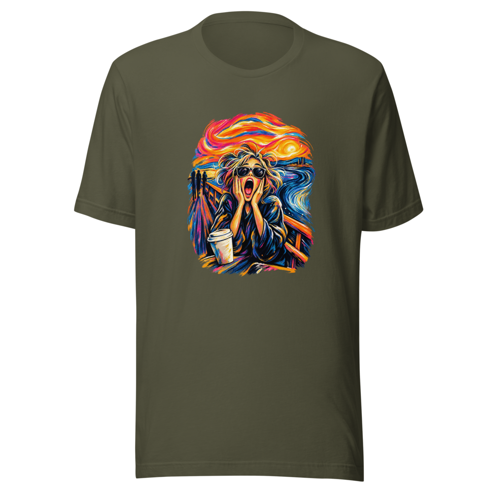 The Greatest Freakout Ever Oil Painting T-Shirt - Image 10