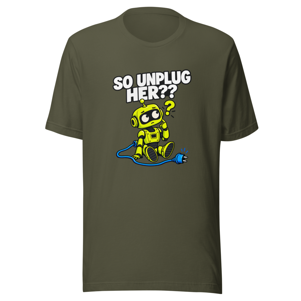 So Unplug Her?? Viral Quote T-Shirt - Image 10