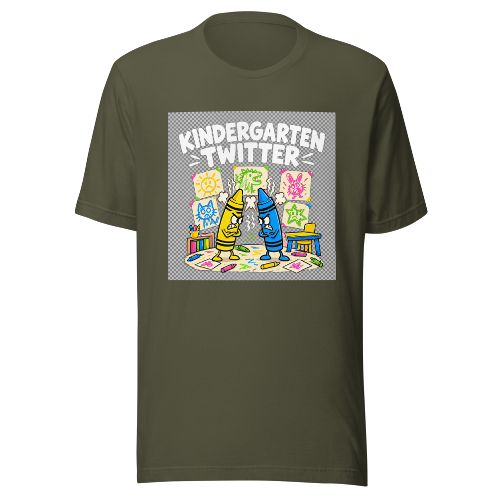Kindergarten Twitter Is Heating Up Funny T-Shirt - Image 10
