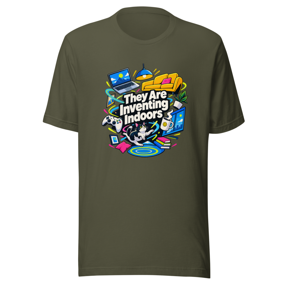 They Are Inventing Indoors T-Shirt - Image 10