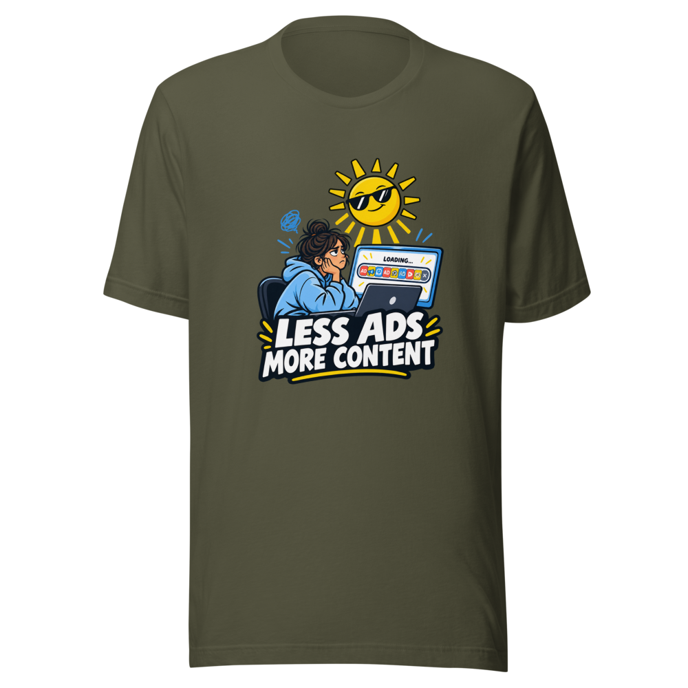 YouTube Ad Overload Tee - Image 10