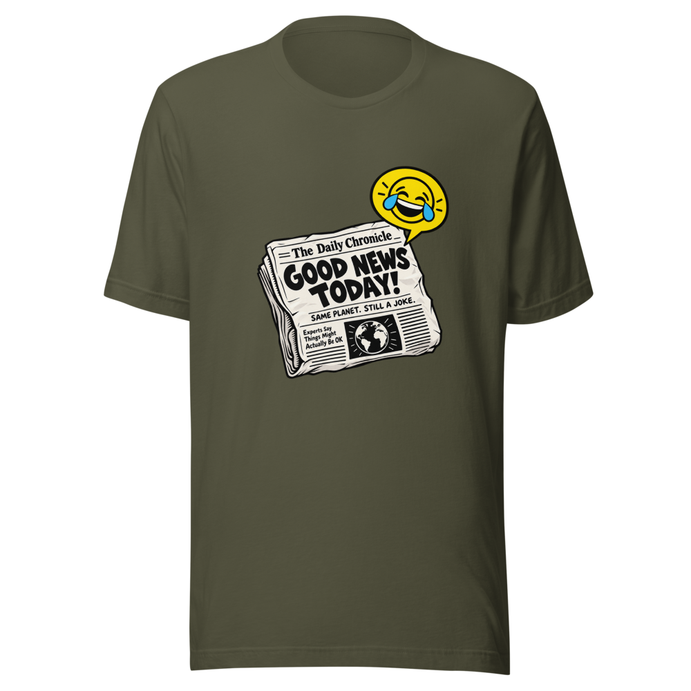 Hilarious Uni Satire Newspaper Tee - Image 10