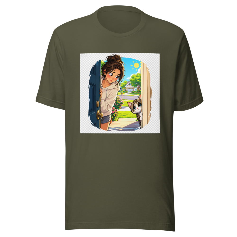 Neighbor Cat Rescue Mission Cool T-Shirt - Image 10