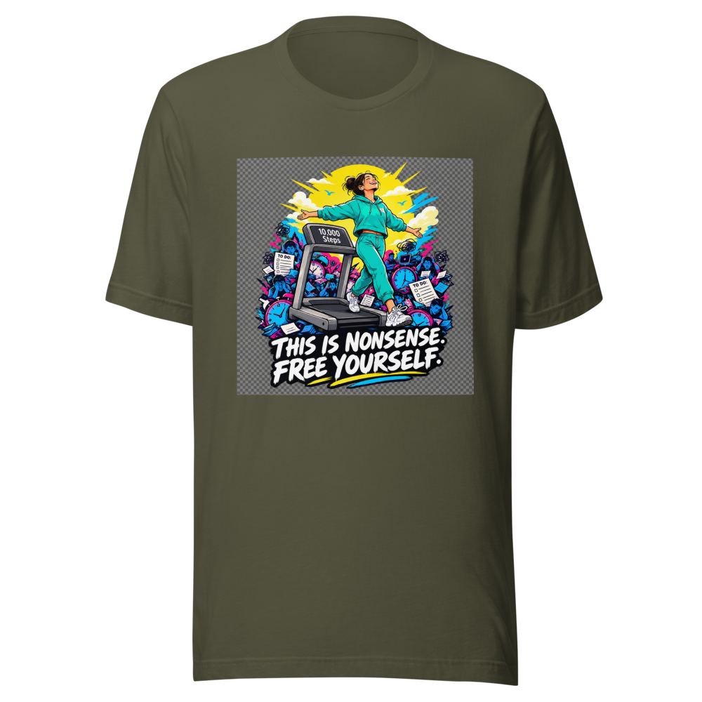 Escape the Hustle Culture Propaganda T-Shirt - Image 10